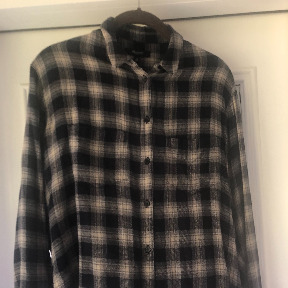 Excellent Condition Madewell Flannel Shirt